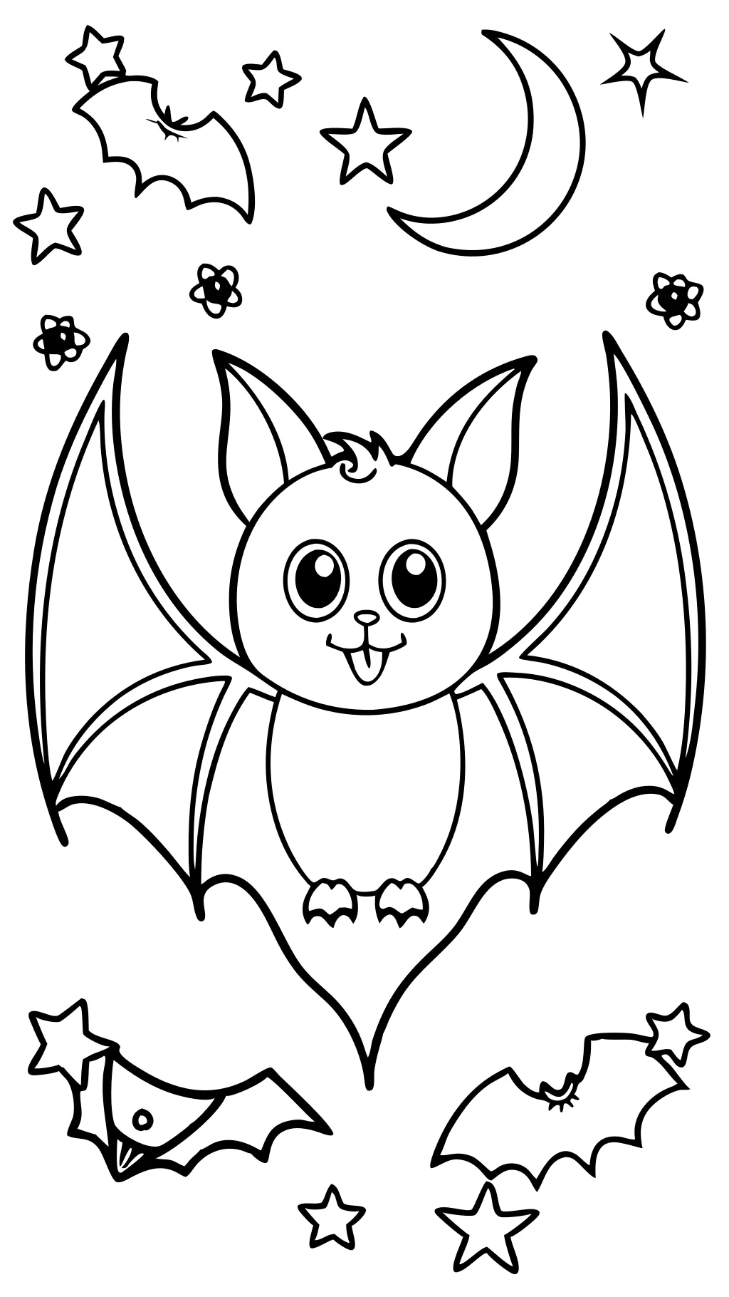 coloriages de chauve-souris gratuits